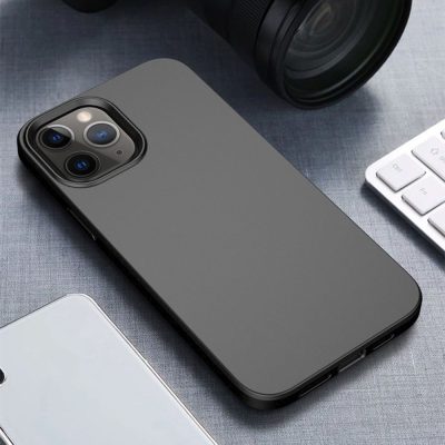 Mobigear Bio - Coque Apple iPhone 12 Pro Max Coque arrière en Eco-Friendly - Noir
