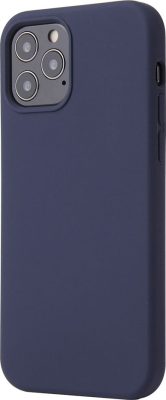 Mobigear Rubber Touch - Coque Apple iPhone 12 Pro Coque Arrière Rigide - Dark Blue