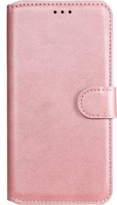 Mobigear Wallet - Coque Apple iPhone 12 Mini Etui Portefeuille - Rose doré