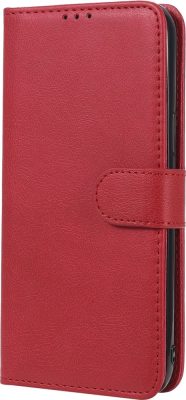 Mobigear Wallet - Coque Apple iPhone 12 Pro Max Détachable 2in1 Etui - Rouge