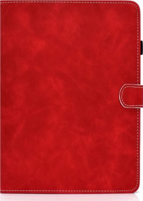 Mobigear Folio 1 - Coque Apple iPad Air 4 (2020) Etui + Porte-crayon - Rouge