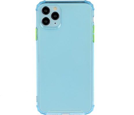 Mobigear Cushion - Coque Apple iPhone 12 Pro Max Coque arrière en TPU Souple - Bleu