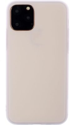 Mobigear Color - Coque Apple iPhone 12 Mini Coque arrière en TPU Souple - Blanc