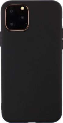 Mobigear Color - Coque Apple iPhone 12 Mini Coque arrière en TPU Souple - Noir