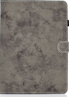 Mobigear Folio 1 - Coque Apple iPad Air 4 (2020) Etui + Porte-crayon - Marbre Gris