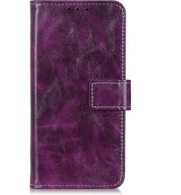 Mobigear Basic - Coque Samsung Galaxy S21 Etui Portefeuille - Violet