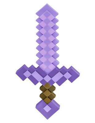 Epée Minecraft pierre enchantée enfant