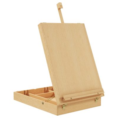 Vinsetto Chevalet de table en bois pour toile jusqu'à 61 cm bois de hêtre planche à dessin pliante bois naturel
