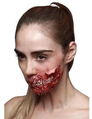 Fausse blessure dents apparentes adulte Halloween