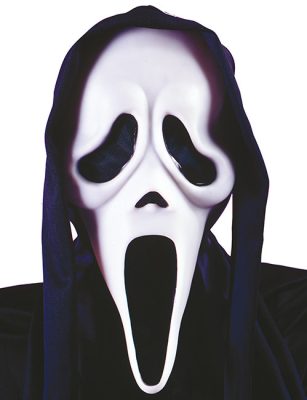 Masque fantôme noir et blanc Ghost Face - Scream adulte