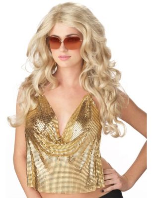 Perruque blonde glamour femme