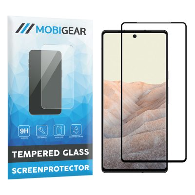 Mobigear Premium - Google Pixel 6 Verre trempé Protection d'écran - Compatible Coque - Noir