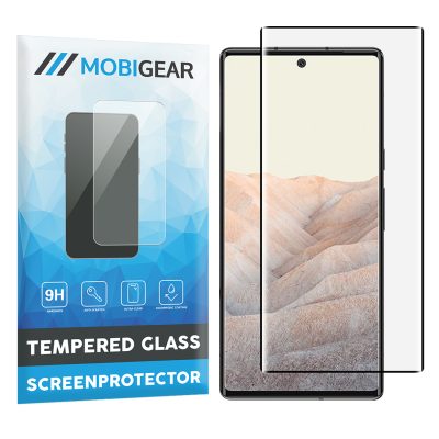 Mobigear Premium - Google Pixel 6 Pro Verre trempé Protection d'écran Empreinte digitale - Compatible Coque - Noir