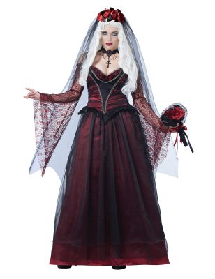 Déguisement de mariée vampire gothique femme Halloween