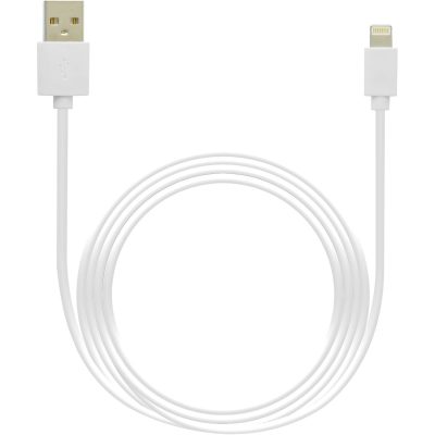 Grab n Go - Câble USB-A vers Apple Lightning 3 mètres - Blanc