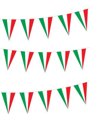 Guirlande drapeaux italiens 5 m