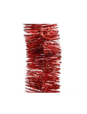 Guirlande pour sapin scintillante rouge 270 cm