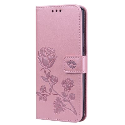 Mobigear Flowers - Coque Huawei Mate 20 Pro Etui Portefeuille - Rose doré