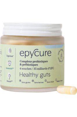 Complément alimentaire digestion Healthy Guts en pilulier - Cure de 1 mois                                - Epycure