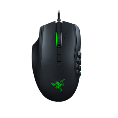 [EXCLUSIVE] Razer Naga Left-Handed Edition MMO Gaming Mouse - True Left-Handed Ergonomic Design - 19+1 Programmable Buttons - Focus+ 20K DPI Optical Sensor