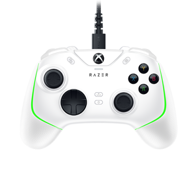 Razer Wolverine V2 Chroma - White - Xbox Series X|S Controller with Razer Chroma RGB - 6 Additional Multi-function Buttons - Interchangeable Thumbstick Caps - Hair Trigger Mode with Trigger Stop-Switches