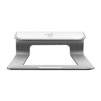 Razer Laptop Stand - Mercury - Elevate Your Game - Designed for laptops up to 15" - Ergonomic design with an 18 degree inclination - Aluminium construction