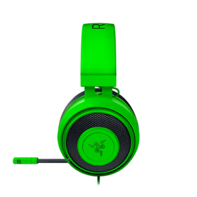 Razer Kraken Gaming Headset - 7.1 Surround Sound - Cross-Platform Compatibility - Retractable Unidirectional Microphone - Green