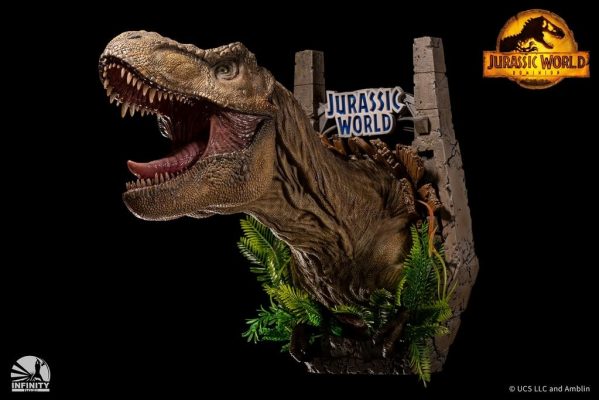 infinity studio Jurassic World Dominion: Tyrannosaurus Rex Wall Mounted Bust
