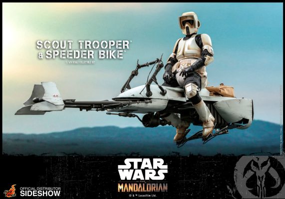 Hot toys Star Wars: The Mandalorian - Scout Trooper and Speeder Bike