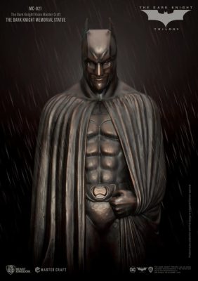 Beast Kingdom DC Comics: The Dark Knight Rises - Master Craft Dark Knight Memorial White Marble Edition Statue