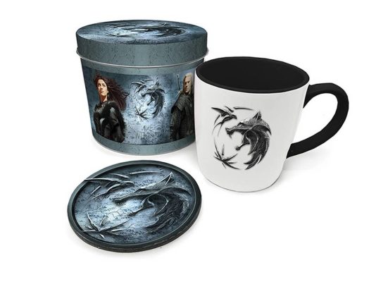 Hole In The Wall The Witcher: Taste of Steel Mug and Coaster in Tin