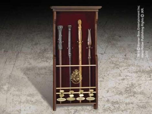 The Noble Collection Harry Potter - Four Character Wand Display