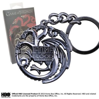 The Noble Collection Game Of Thrones: Targaryen Sigil Key Chain