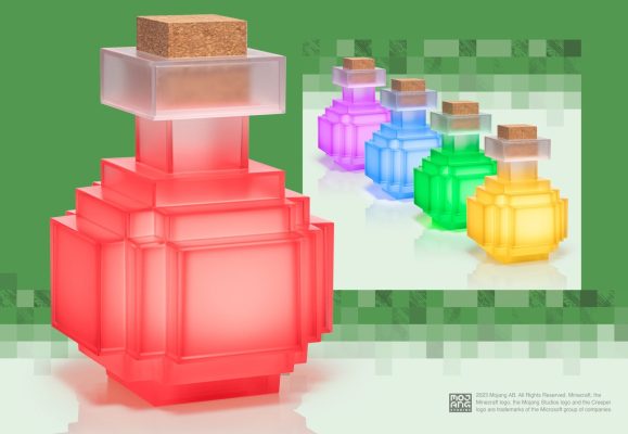 Noble Collection Minecraft: Illuminating Potion Bottle