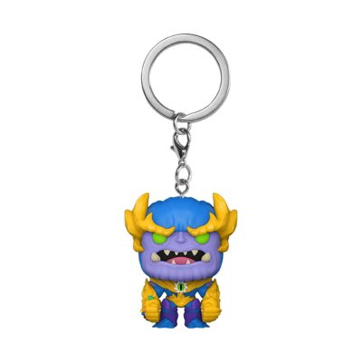 FUNKO Pocket Pop! Keychain: Marvel Mech Strike Monster Hunters - Thanos