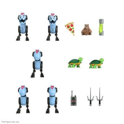 SUPER 7 TMNT Ultimates Wave 6 - Mousers 3 inch Action Figure 5-Pack