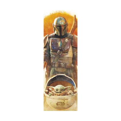 Hole In The Wall Star Wars: The Mandalorian Door Poster