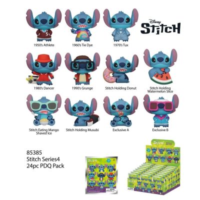 Monogram Disney: Stitch Series 4 3D Bag Clip (prijs per stuk)