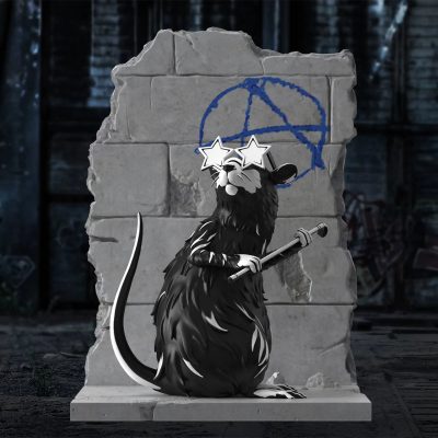 Mighty Jaxx Anarchy Rat by Brandalised Designer Statue