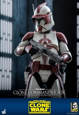 Hot toys Star Wars: The Clone Wars - Clone Commander Fox 1:6 Scale Figure