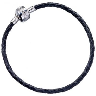 The Carat Shop Harry Potter: Black Leather Charm Bracelet  - 19cm M