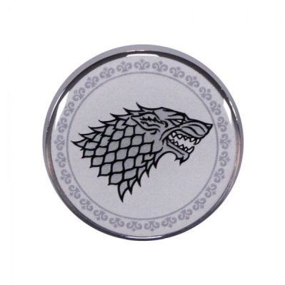 Half Moon  Bay Game of Thrones Enamel Badge - Stark