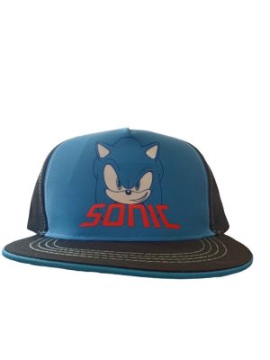 FashionUk Sonic: Blue & Black Cap - Kids