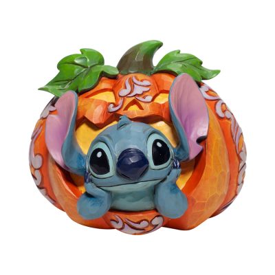 enesco Disney Traditions: Stitch in Jack O Lantern