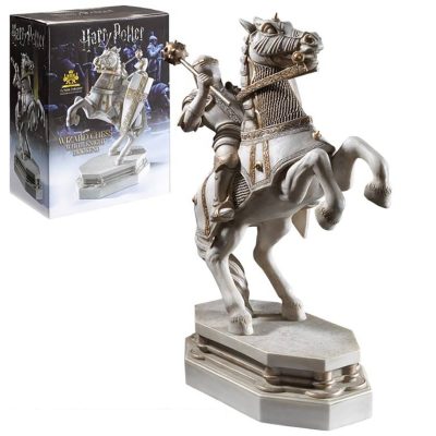 The Noble Collection Harry Potter: Wizard Chess Knight Bookend - White