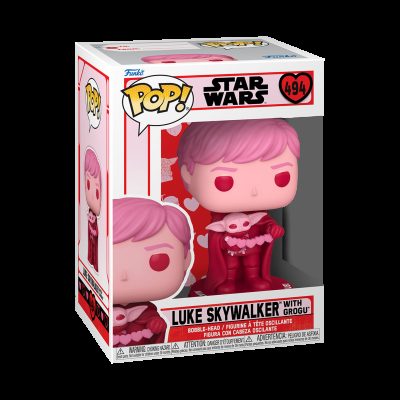 FUNKO Pop! Star Wars: Valentines - Luke Skywalker with Grogu