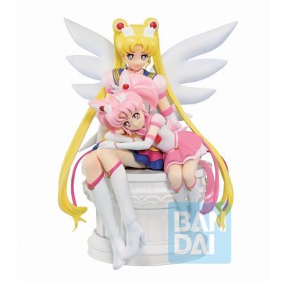 Banpresto Sailor Moon Eternal: Eternal Sailor Moon and Sailor Chibi Moon Ichibansho PVC Statue