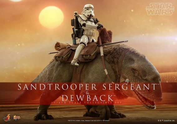 Hot toys Star Wars: A New Hope - Sandtrooper Sergeant and Dewback 1:6 Scale Figure Set
