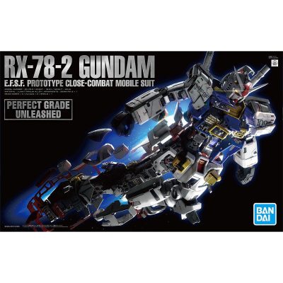Bandai Gundam 1st: Perfect Grade - Unleashed RX-78-2 Gundam 1:60 Scale Model Kit