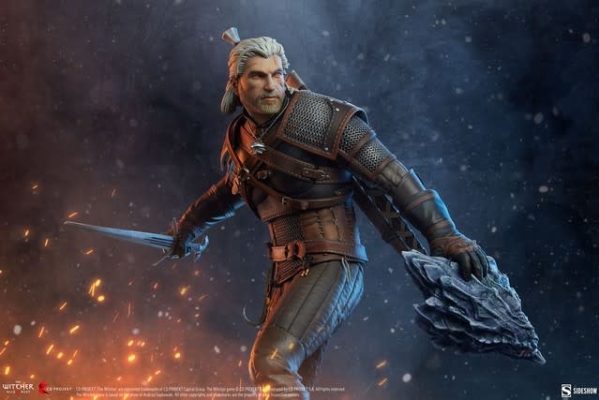 Sideshow Toys The Witcher 3: Wild Hunt - Geralt Statue
